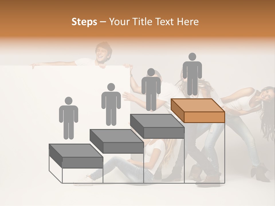 Young Copy Space Background PowerPoint Template