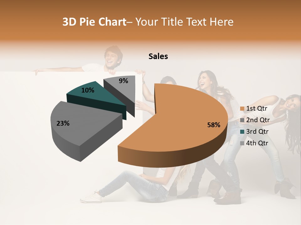 Young Copy Space Background PowerPoint Template