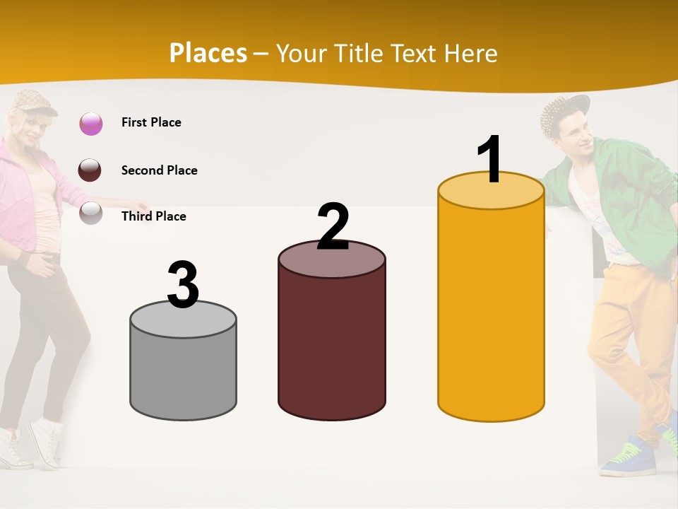 Boy Man Team PowerPoint Template