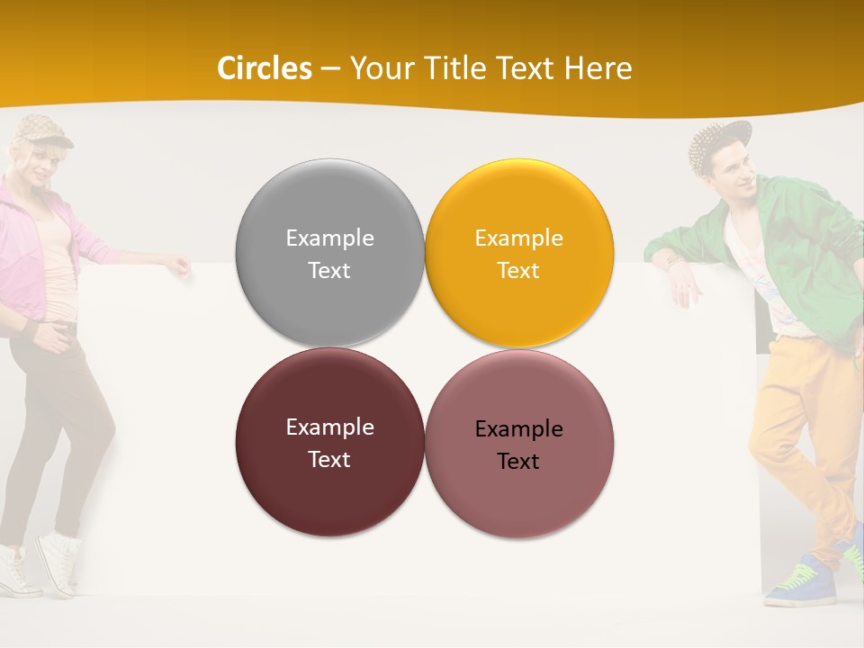 Boy Man Team PowerPoint Template