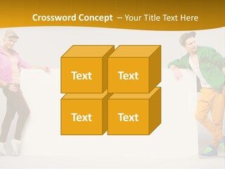 Boy Man Team PowerPoint Template