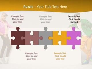 Boy Man Team PowerPoint Template