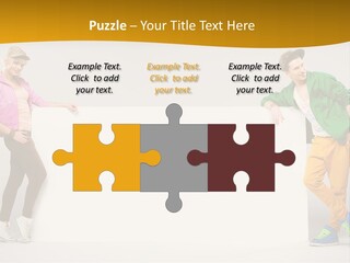 Boy Man Team PowerPoint Template