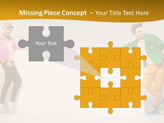 Boy Man Team PowerPoint Template