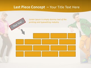 Boy Man Team PowerPoint Template