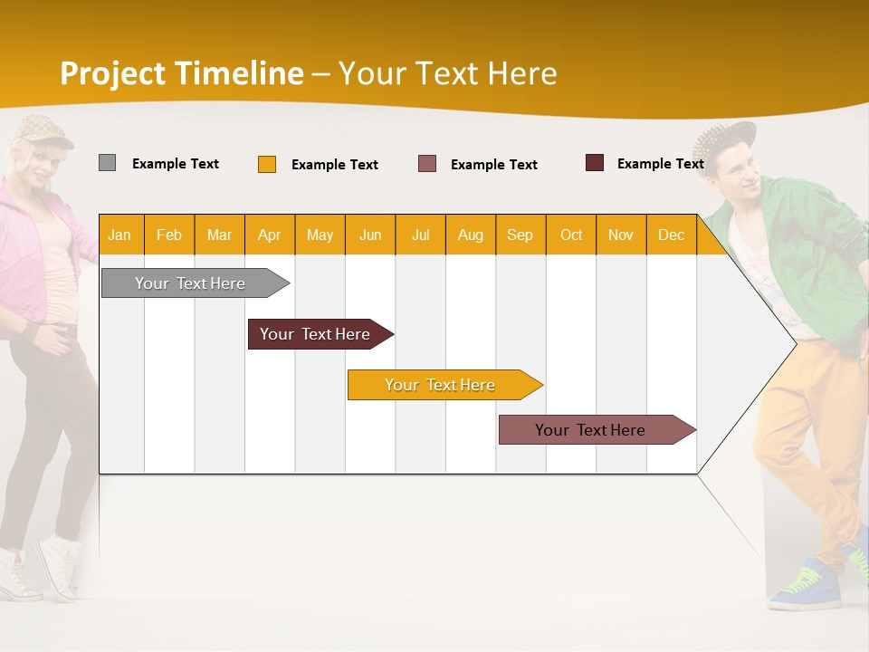 Boy Man Team PowerPoint Template