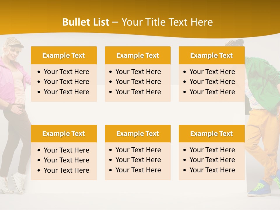 Boy Man Team PowerPoint Template