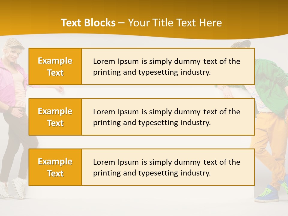 Boy Man Team PowerPoint Template