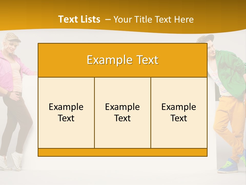 Boy Man Team PowerPoint Template