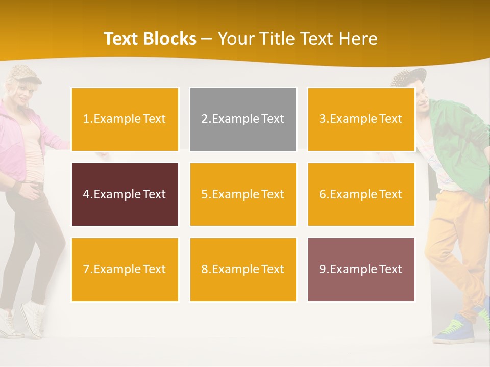 Boy Man Team PowerPoint Template