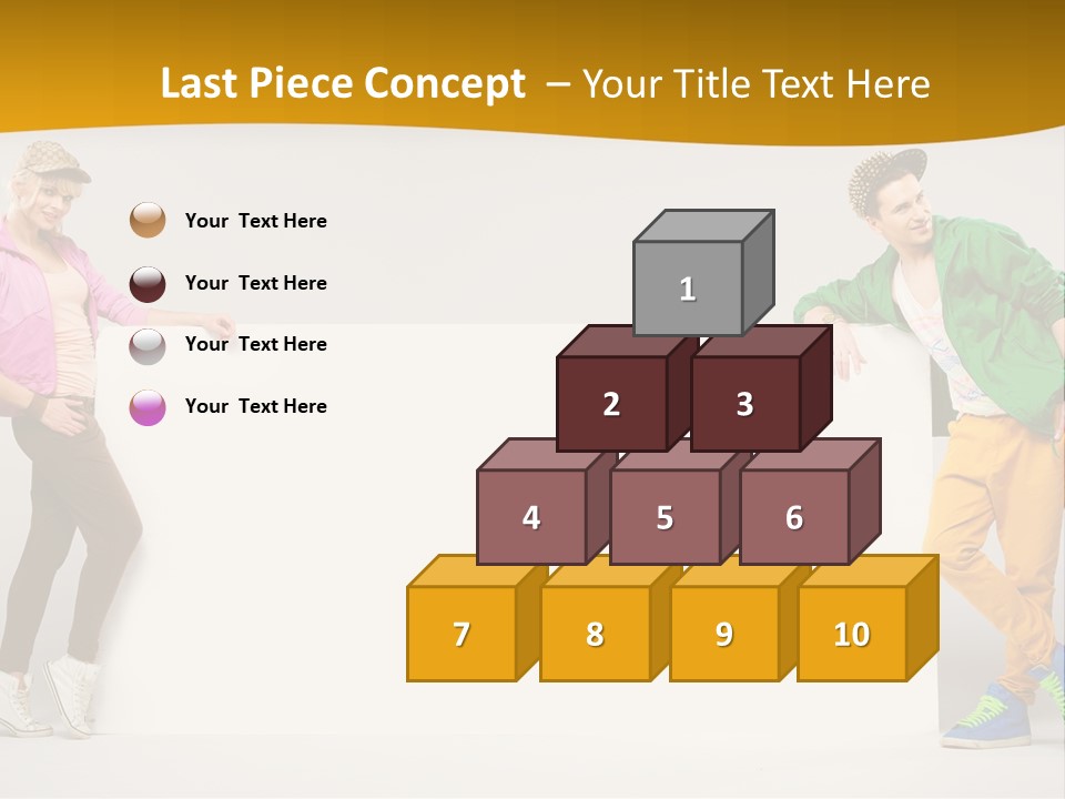 Boy Man Team PowerPoint Template