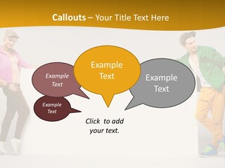 Boy Man Team PowerPoint Template