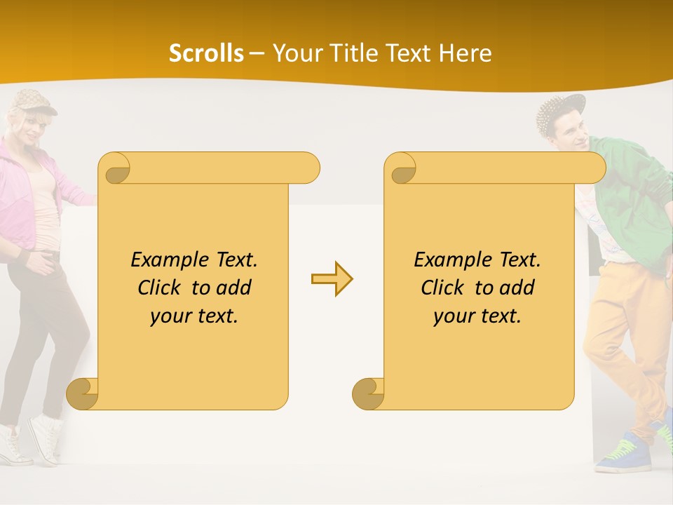 Boy Man Team PowerPoint Template