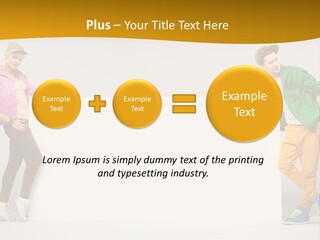 Boy Man Team PowerPoint Template