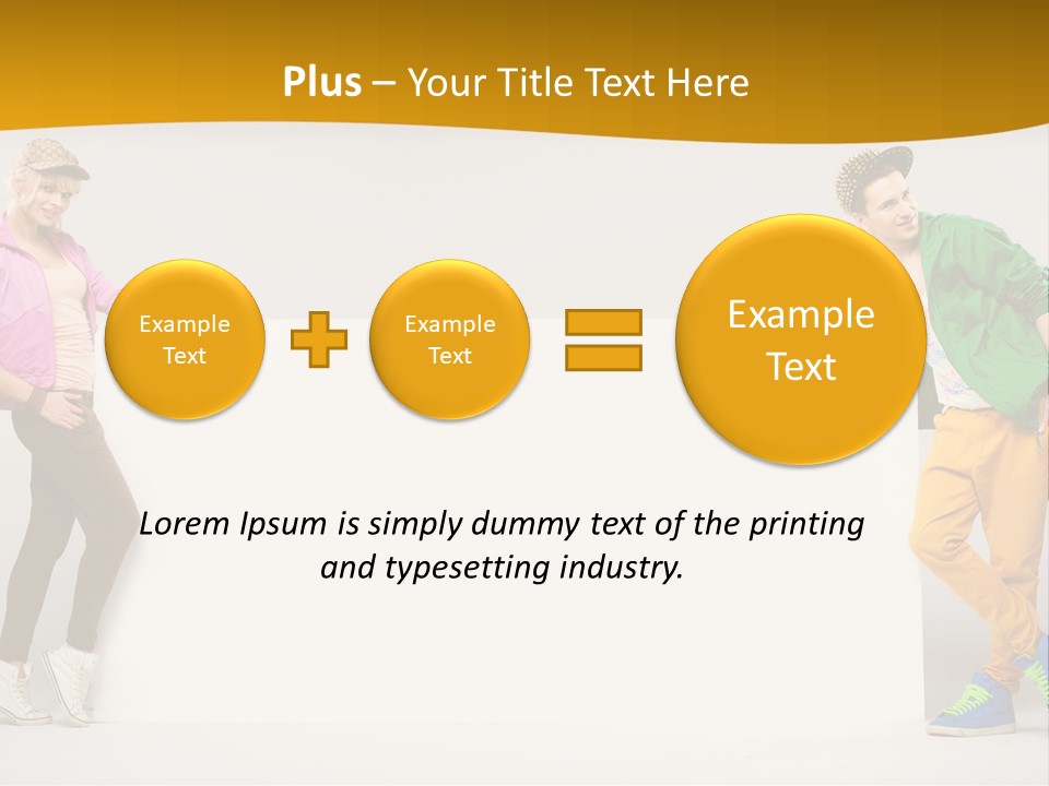 Boy Man Team PowerPoint Template