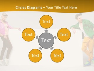 Boy Man Team PowerPoint Template