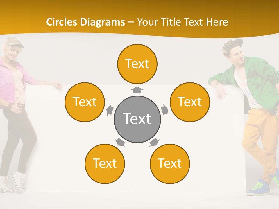 Boy Man Team PowerPoint Template