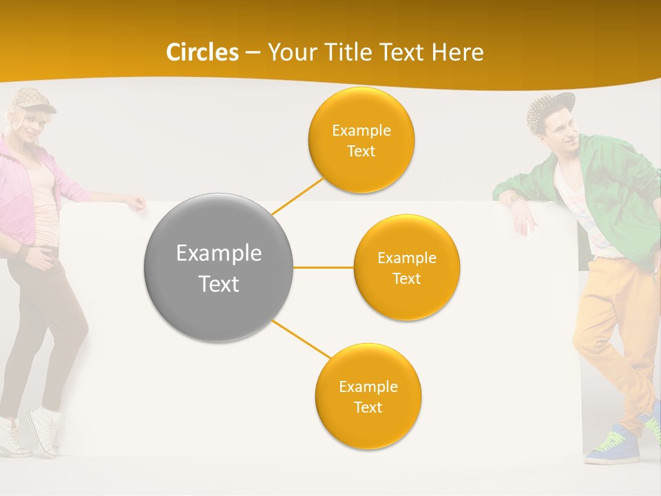 Boy Man Team PowerPoint Template