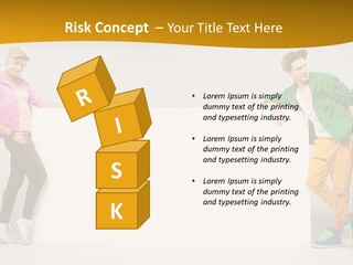 Boy Man Team PowerPoint Template