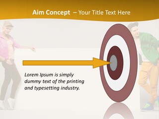 Boy Man Team PowerPoint Template