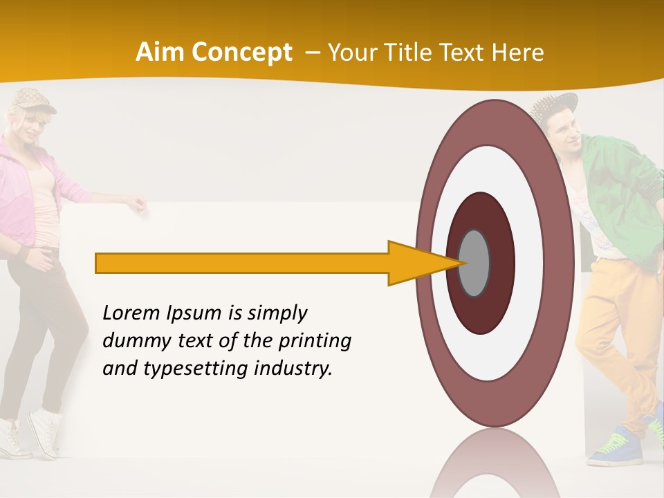 Boy Man Team PowerPoint Template