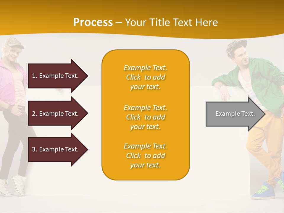 Boy Man Team PowerPoint Template