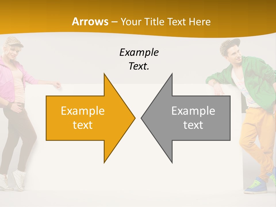 Boy Man Team PowerPoint Template