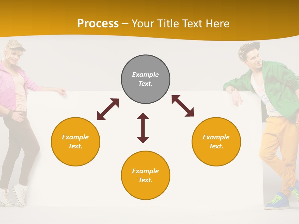 Boy Man Team PowerPoint Template