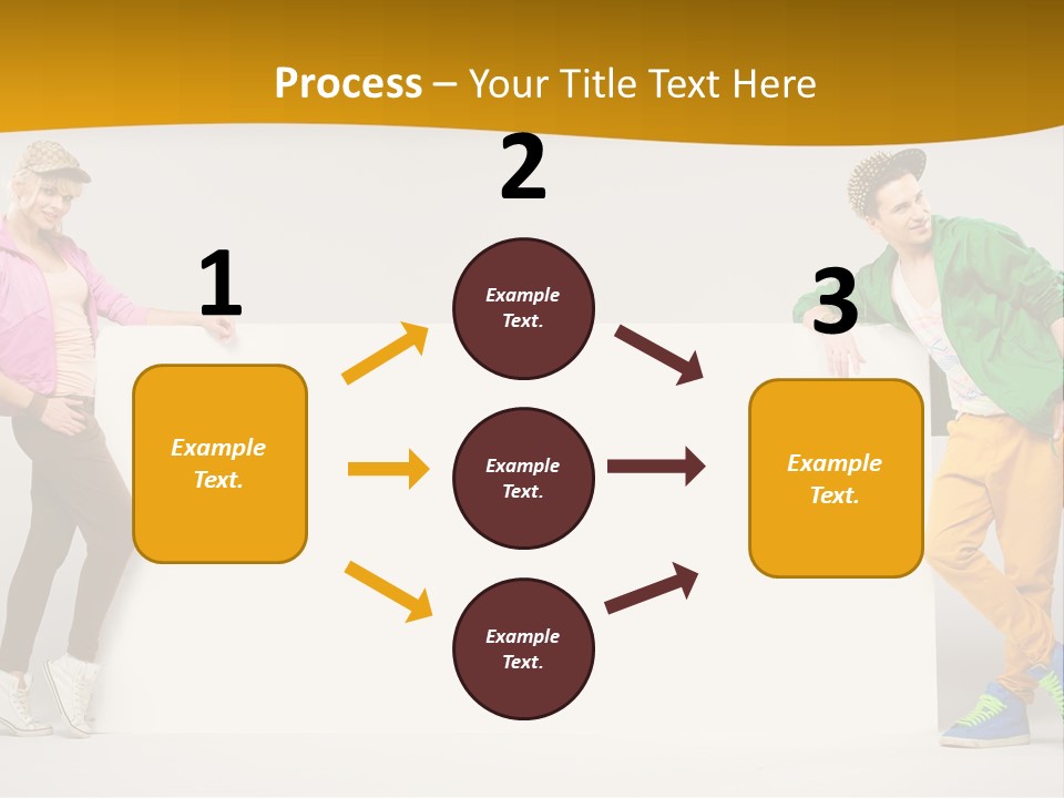 Boy Man Team PowerPoint Template
