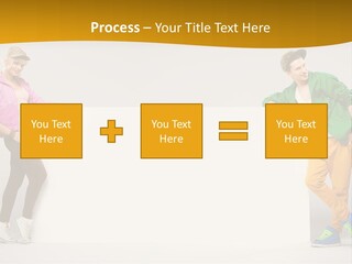 Boy Man Team PowerPoint Template