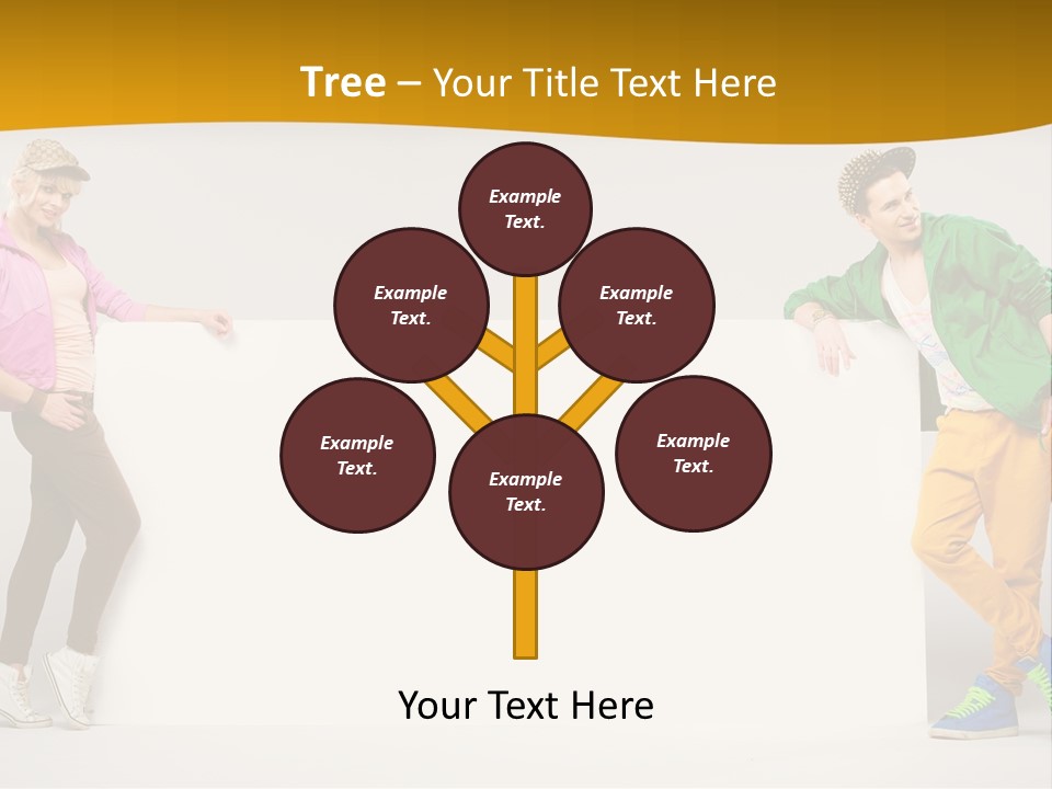 Boy Man Team PowerPoint Template