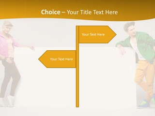 Boy Man Team PowerPoint Template