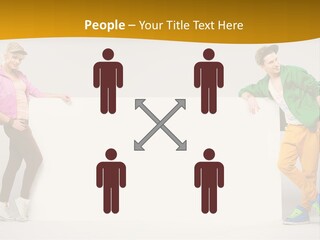 Boy Man Team PowerPoint Template