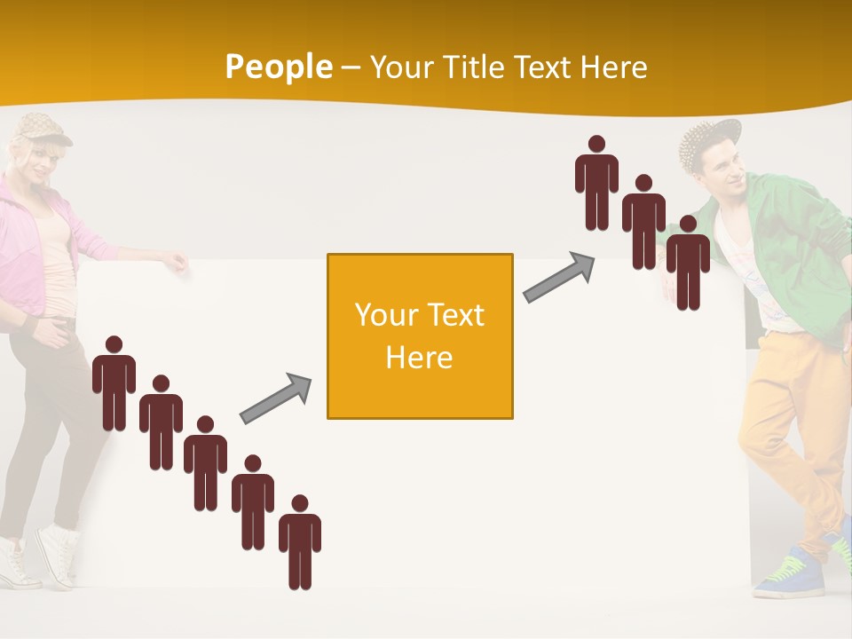 Boy Man Team PowerPoint Template