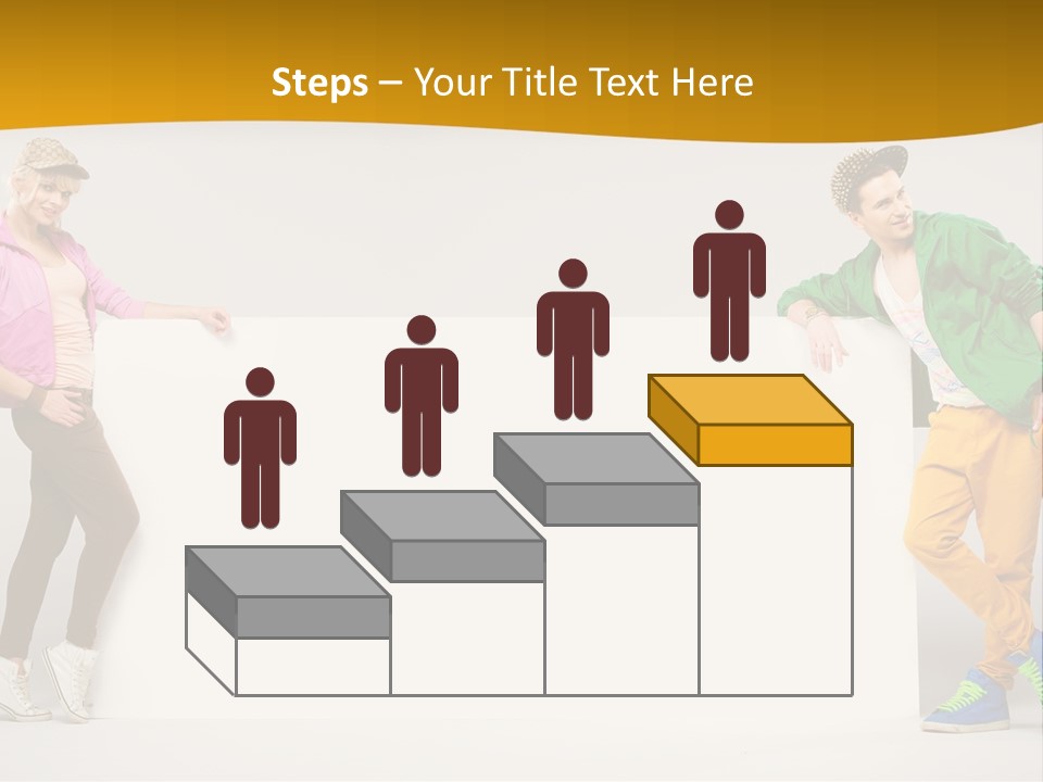 Boy Man Team PowerPoint Template