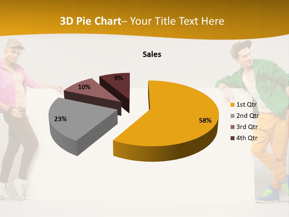 Boy Man Team PowerPoint Template