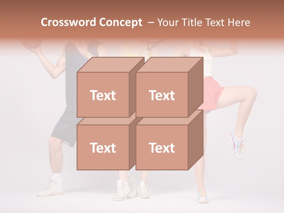 Torso Training Energy PowerPoint Template