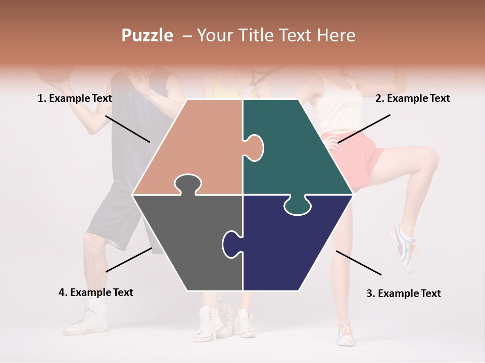 Torso Training Energy PowerPoint Template