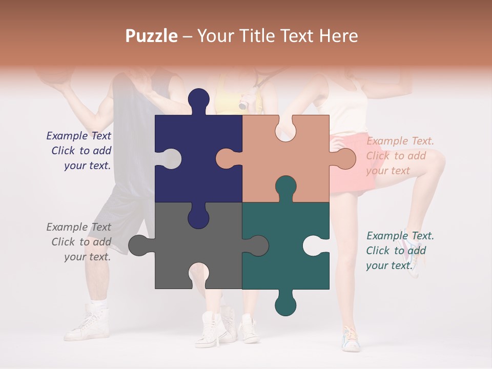 Torso Training Energy PowerPoint Template