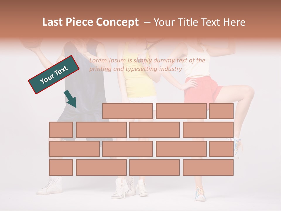 Torso Training Energy PowerPoint Template