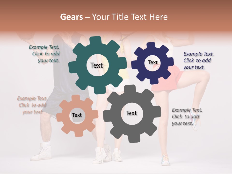 Torso Training Energy PowerPoint Template