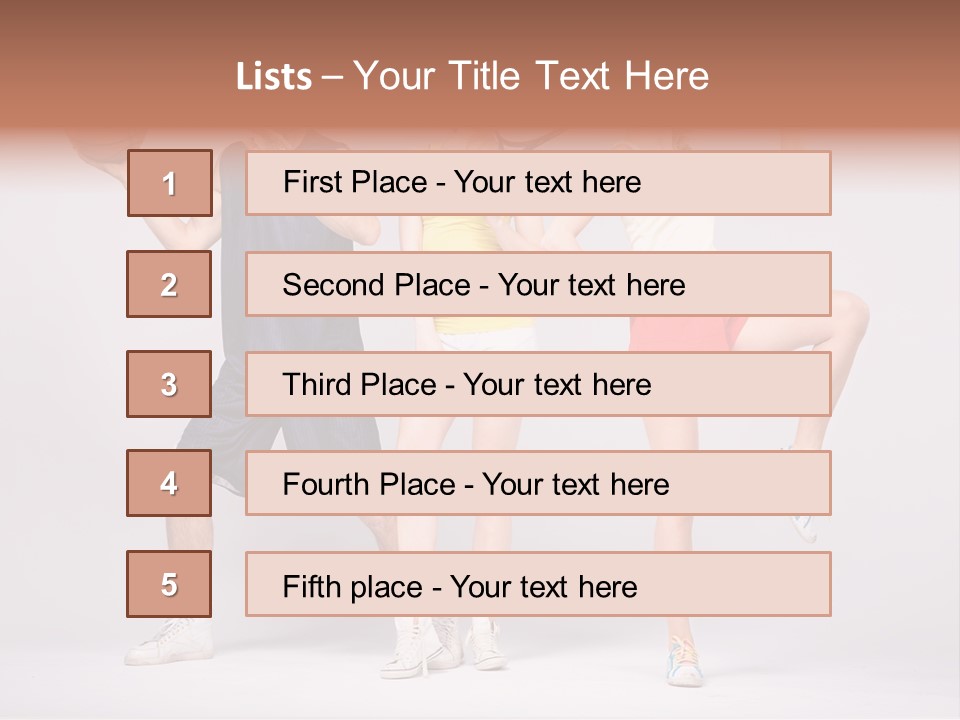 Torso Training Energy PowerPoint Template
