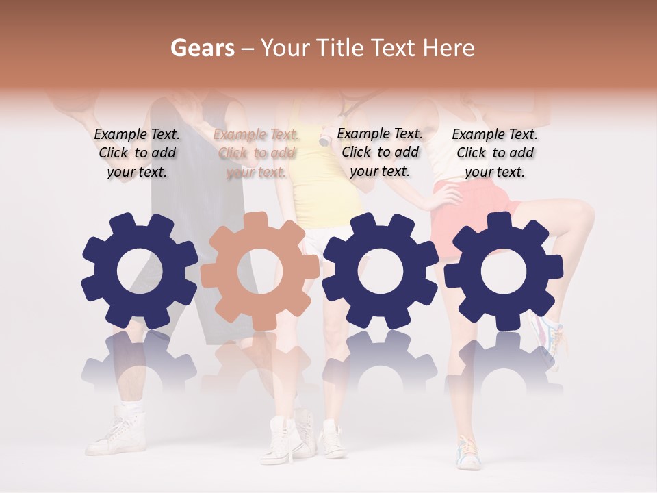 Torso Training Energy PowerPoint Template