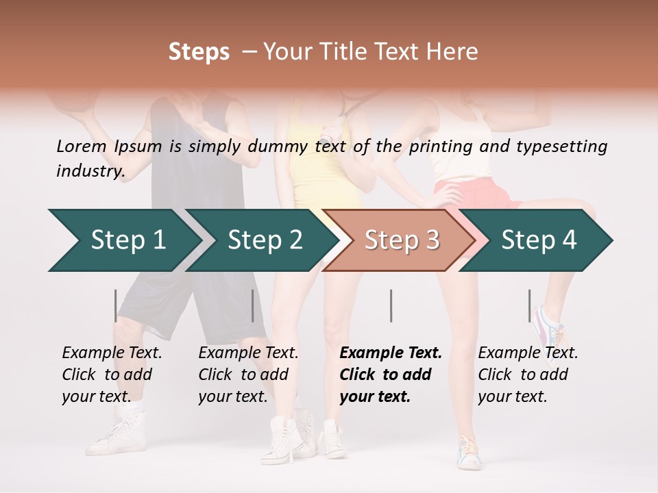Torso Training Energy PowerPoint Template