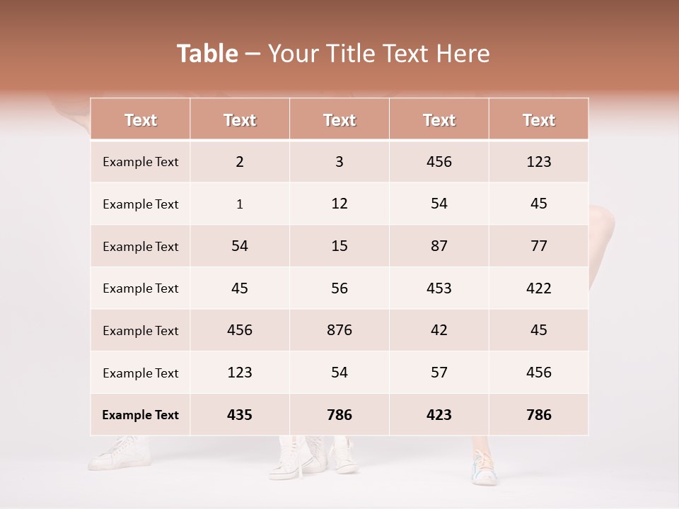 Torso Training Energy PowerPoint Template