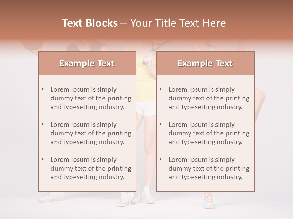 Torso Training Energy PowerPoint Template
