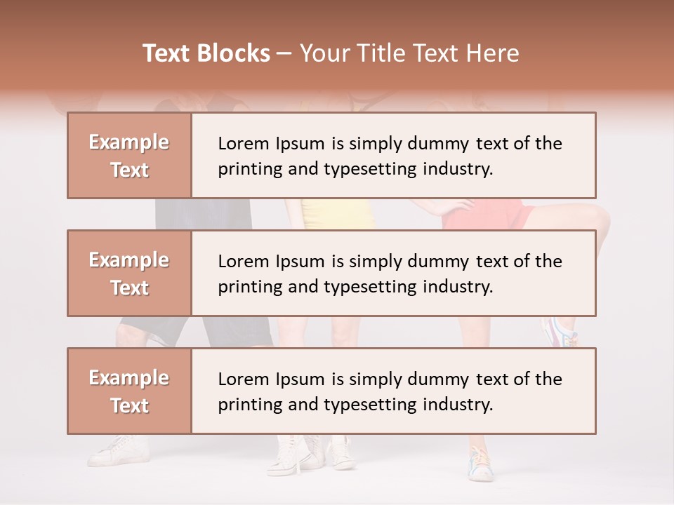 Torso Training Energy PowerPoint Template