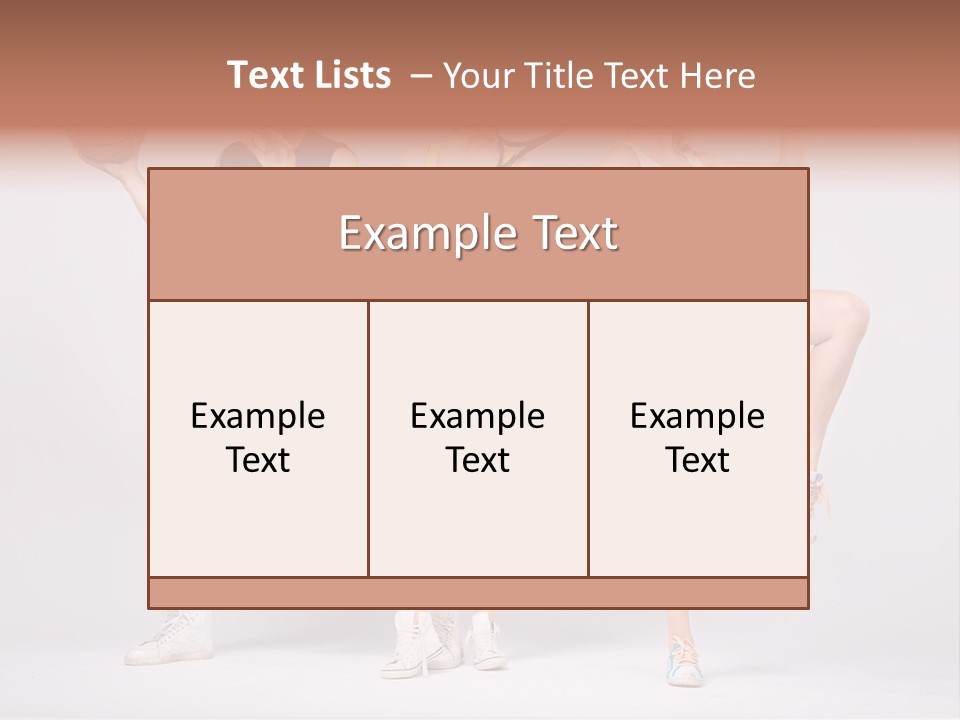Torso Training Energy PowerPoint Template