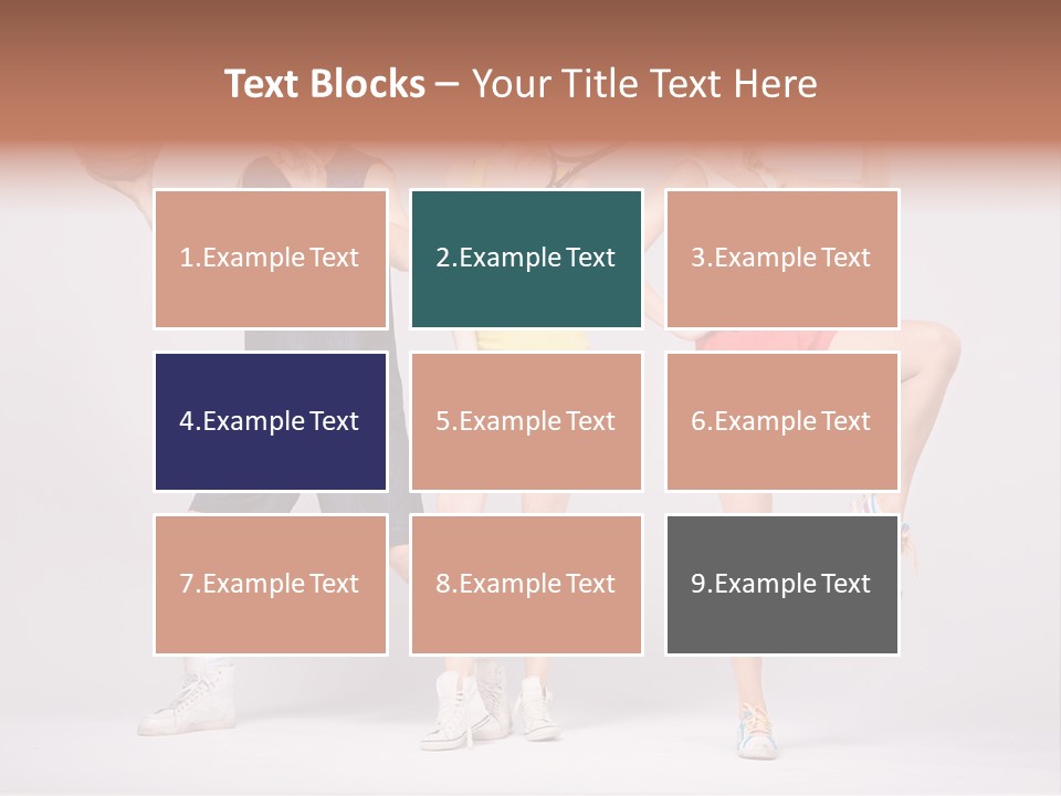 Torso Training Energy PowerPoint Template