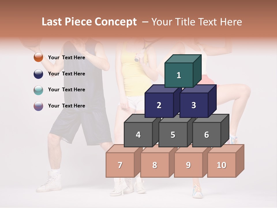 Torso Training Energy PowerPoint Template